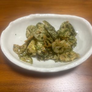 こむぎの作ってみた!投稿(【れんこんとチキンののり塩マヨ炒め】パパッと簡単！)