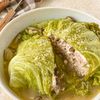 【巻かない大きなロールキャベツ】味付は鶏だしだけ！無水調理で