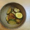 kozooの作ってみた!投稿(煮込み時間は3分だけ!ズッキーニとナスのトロトロ生姜煮)