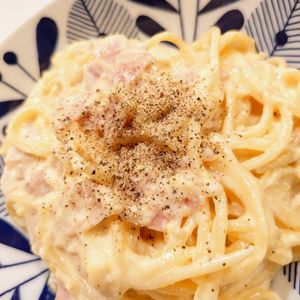 プイプイモルンの作ってみた!投稿(ワンポットパスタ☆クリーミーカルボナーラ)