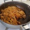 ワンパンで完成!即リピだった絶品【なすミートパスタ】の工程6
