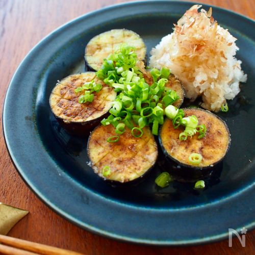 【なすのステーキ・おろしポン酢添え】カリとろ食感の絶品おかず