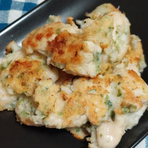 あきぷぅの作ってみた!投稿(揚げない！ワンパン【青のりチキン】)