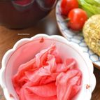 材料2つ♡甘酸っぱさがたまらない♡箸休めに赤カブの甘酢漬け♡