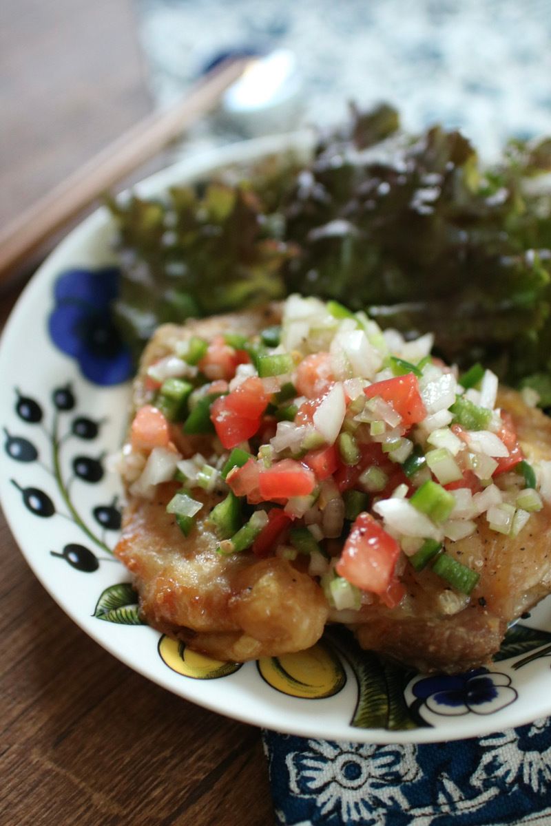 パイナップル、マンゴー、アボカドのサルサ レシピ