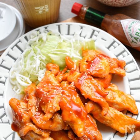 バッファロー風鶏胸肉詰めのレシピ