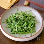 【豆苗塩昆布炒め】炒め時間1分！超速攻で無限に食べられる✨
