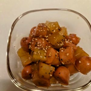 にゃんこさん🐱の作ってみた!投稿(【大根とウインナーのコロコロ甘辛炒め】一口サイズで食べやすい)