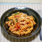 パンチェッタとキノコのトマトソースフリッジ