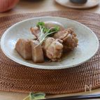 フライパンで☆鶏手羽と長いも煮