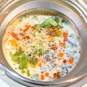 えんぢさんの作ってみた!投稿(5分で完成！【豆腐の冷やし豆乳担々スープ】混ぜるだけ♩)