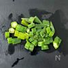 オクラと舞茸の白だしおひたしの下準備