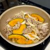 ごはんがすすむ♩かぼちゃと豚肉の甘酢炒めの工程4