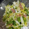 鶏皮坊主の作ってみた!投稿(切って和えるだけ！白菜と生ハムのイタリアンサラダ)