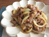 簡単☆ごはんがすすむ♪豚肉とたまねぎの生姜焼き
