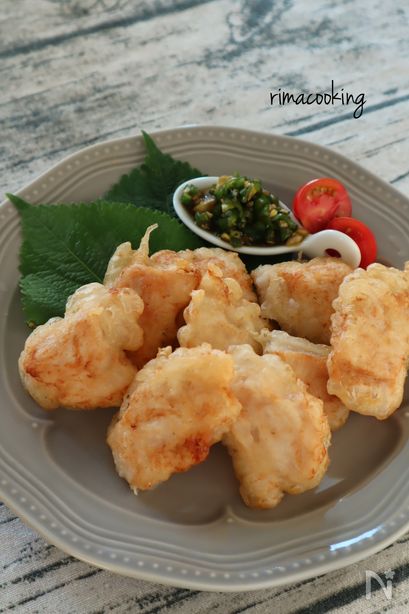 鶏むね肉のカリッと米粉揚げ