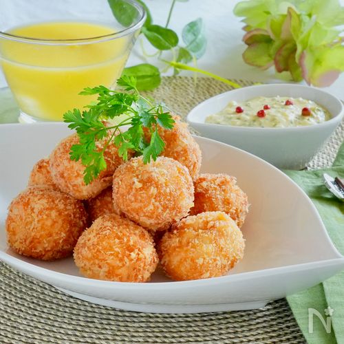 やわらかエビ団子フライ【タルタルソース】(介護食)