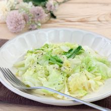 キャベツのコク塩オリーブオイル炒め＊食材１つで簡単おつまみ＊