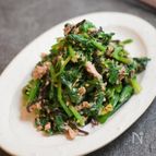 すぐ完成♡塩昆布で味が決まる！『ほうれん草のツナ昆布和え』
