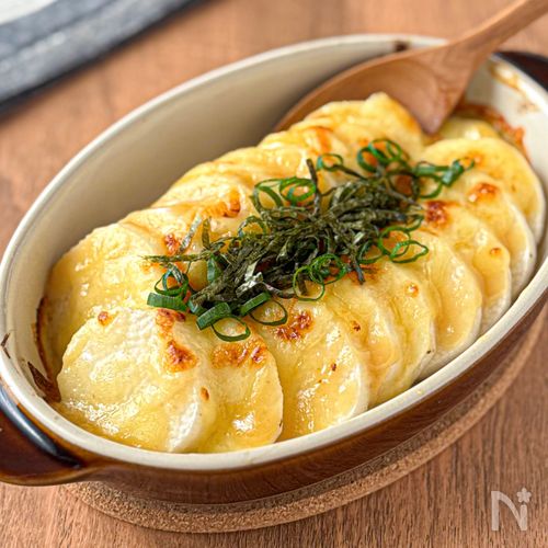トースターで簡単♪シャキほく◎【長いものみそチーズ焼き】