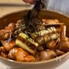 包丁もまな板も不要！【焼き鳥丼】の工程6