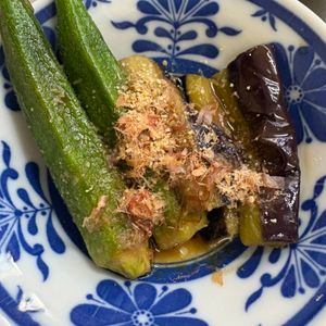 ひまわりの作ってみた!投稿(【茄子とオクラの胡麻つゆお浸し】夏に食べたいさっぱり副菜♬︎)