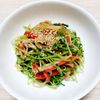よっこの作ってみた!投稿(お腹スッキリ！豆苗とかにかまの中華和え)