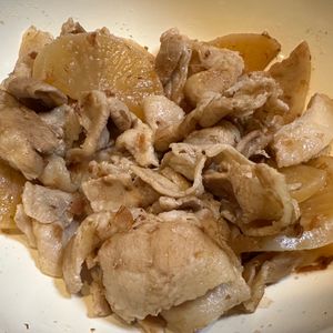 おゆころの作ってみた!投稿(【豚バラ大根のオイポンおかか炒め】ご飯泥棒な簡単おかず♡)