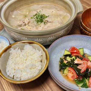 ぴいすけの作ってみた!投稿(大根のうま塩ミルフィーユ鍋【大根消費に！材料ふたつで簡単】)