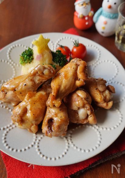 フライパンで手軽に！手羽元のローストチキン風