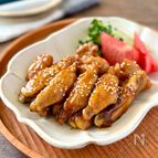韓国風！手羽中の照り焼き