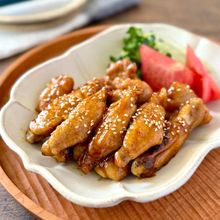 韓国風！手羽中の照り焼き