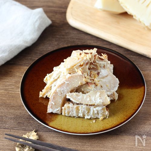 【たけのこの土佐煮でクリームチーズ和え】簡単おしゃれ♪