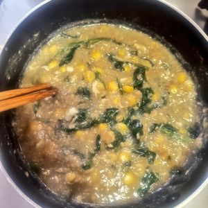 moの作ってみた!投稿(【ほうれん草と卵のとろとろ中華スープ】食べ応え満点◎！)