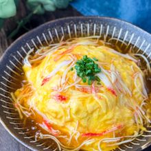 和風醤油あんのふわとろ天津飯