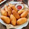 【ホットケーキミックスで♡さくふわアメリカンドッグ】大人気！