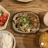 riの作ってみた!投稿(ワンパン時短！【鶏肉ときのこのみぞれ煮】ほっこり温まる♩)