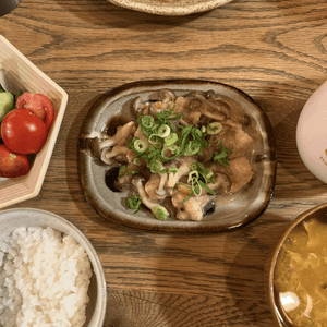 riの作ってみた!投稿(ワンパン時短！【鶏肉ときのこのみぞれ煮】ほっこり温まる♩)