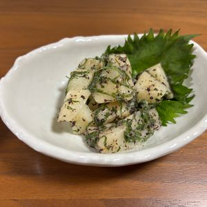 こむぎの作ってみた!投稿(【長芋のゆかりサラダ】レンチン長芋の食感最高！やみつき♪)