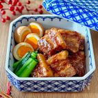 塩麹でふっくら♩梅香る豚の角煮