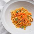 シャキシャキ野菜が楽しいドライカレーのリングイネ