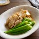 【厚揚げとオクラの豚肉煮】短時間で味しみ◎