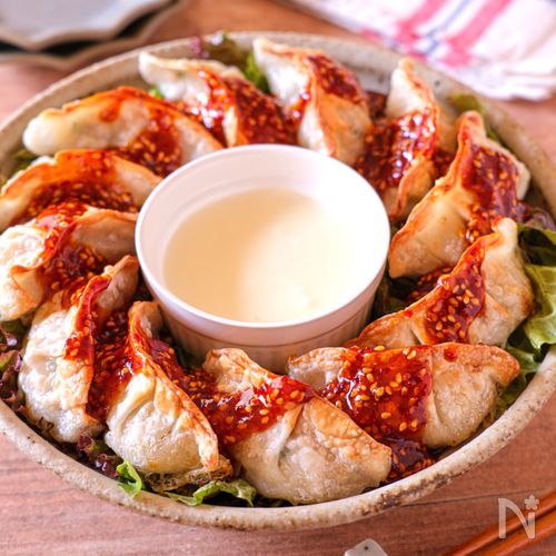 【ヤンニョムチーズの揚げ餃子】背徳のCOSORIレシピ！