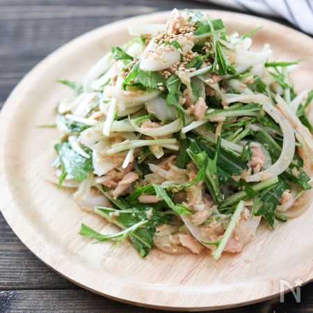 シャキシャキ 新玉ねぎツナ水菜サラダ By Nami レシピサイト Nadia ナディア プロの料理家のおいしいレシピ シャキシャキ 新玉ねぎツナ水菜サラダ By Nami レシピサイト Nadia ナディア プロの料理家のおいしいレシピ