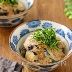 レンジで簡単＊茄子のごまだれ和え