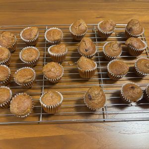 こむぎの作ってみた!投稿(混ぜて焼くだけ失敗なし♡米粉とおからのコーヒーマフィン)
