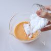 抹茶のマーブルパウンドケーキの工程1