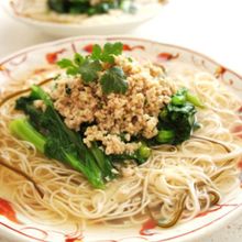 辛くないレモン風味のタイ風さっぱり素麺