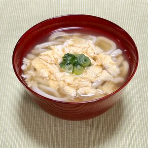 キャピタンの作ってみた!投稿(５分で簡単！ふわとろ卵が美味しい！かきたまうどん)