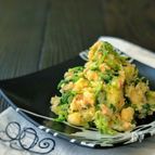 キッチンバサミだけで作れます＊豆苗とじゃがいもの明太サラダ＊
